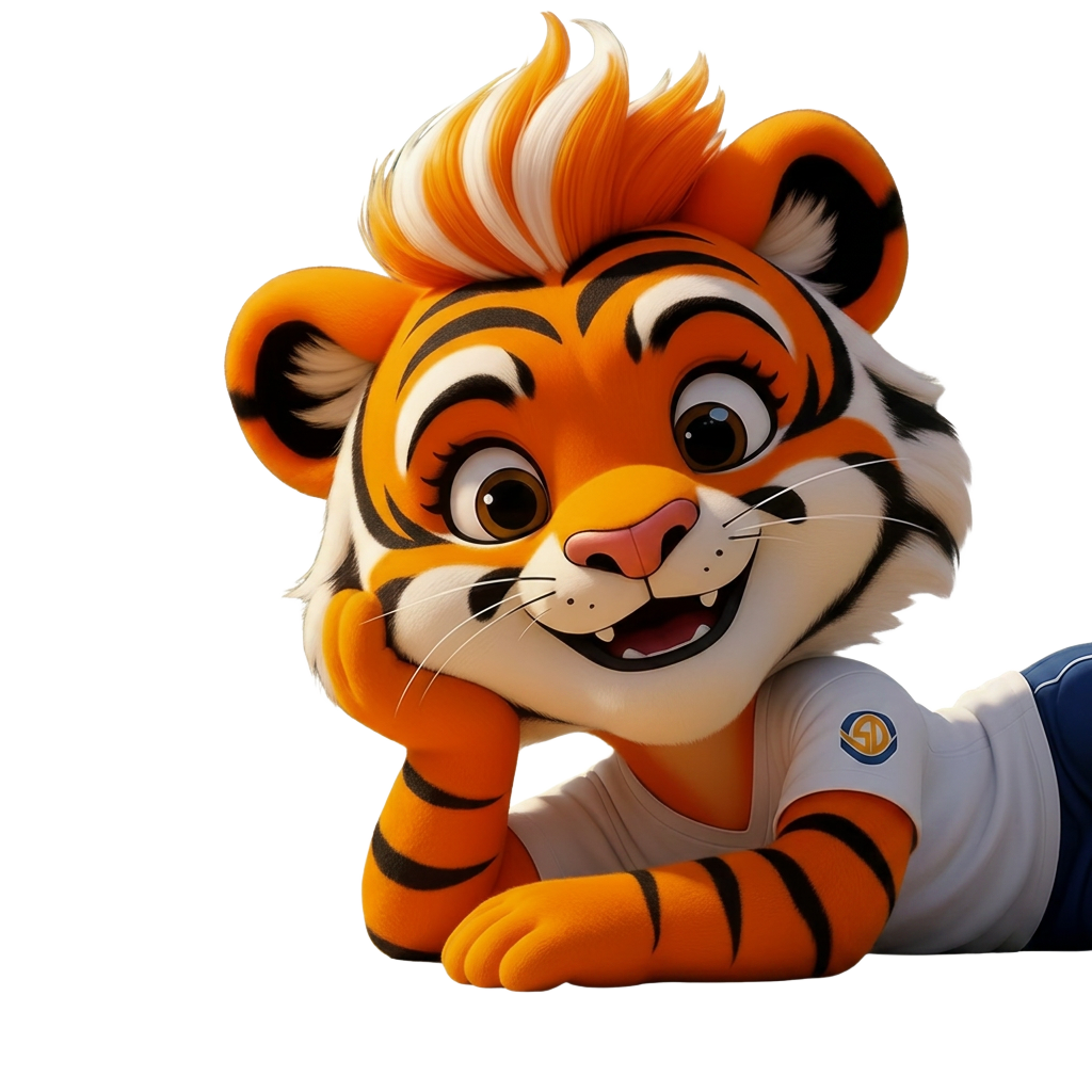Tigrinho, mascote do Colégio São Domingos Sávio